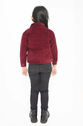 Girl's Jacket (8-13Y) (Maroon)